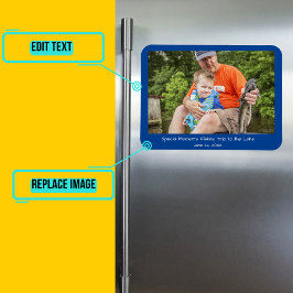 Speciale momenten foto magneet