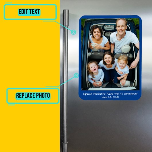 Speciale momenten Fotomagneten (portret) Magneet