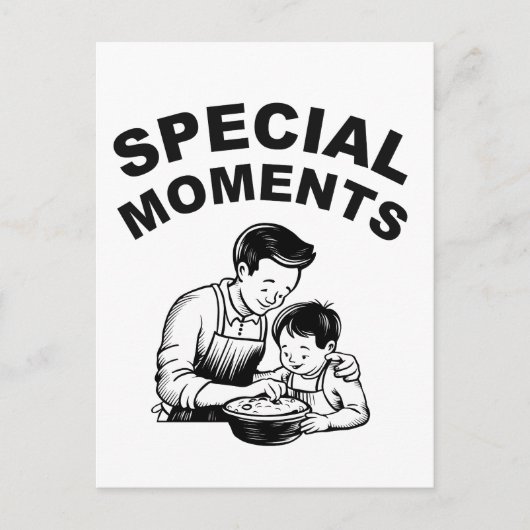 Speciale momenten Vaderdag Briefkaart (Voorkant)