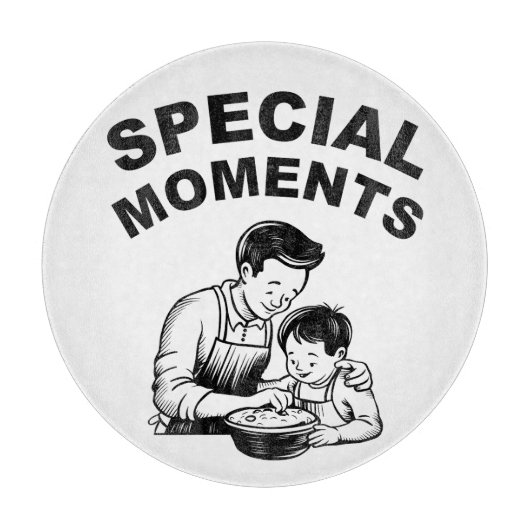 Speciale momenten Vaderdag Snijplank (Voorkant)