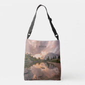 Speciale monogram voor Bergband Pond Crossbody Tas (Achterkant)