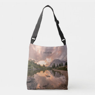 Speciale monogram voor Bergband Pond Crossbody Tas