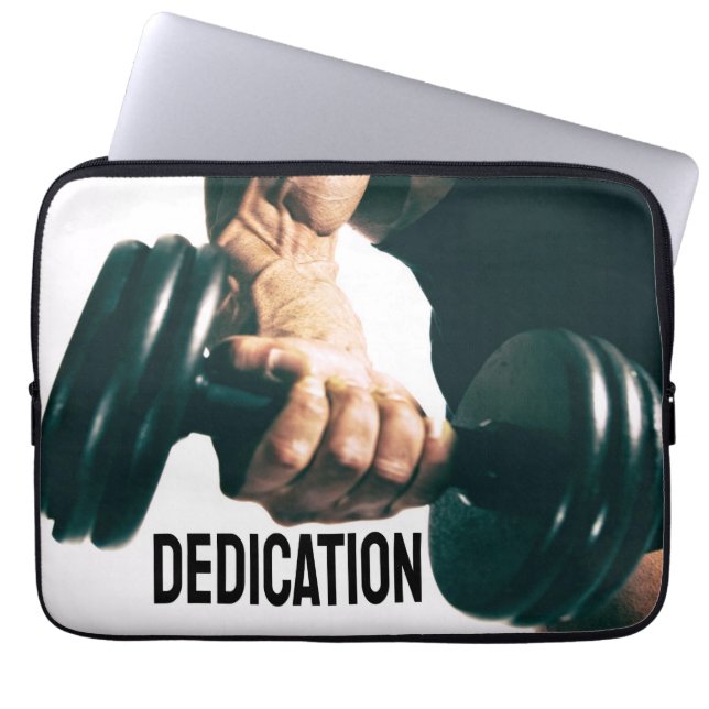 Speciale Motivatie werkuitspieren Laptop Sleeve (Voorkant)