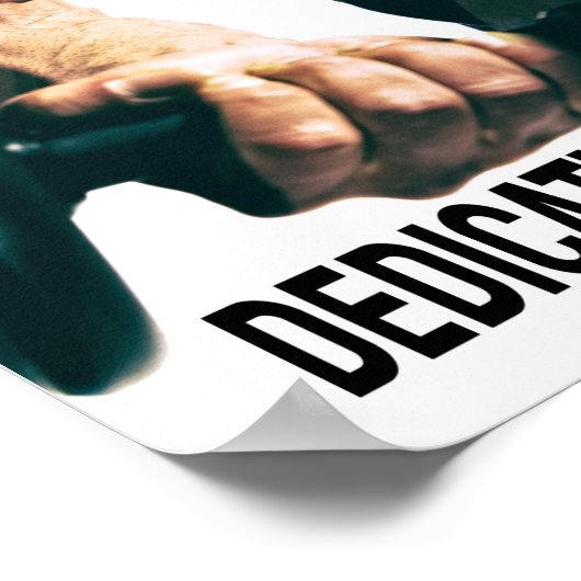 Speciale Motivatie werkuitspieren Poster (Hoek)