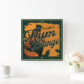 Speciale naam in het Caribisch gebied Dark Rum Bar Vierkante Klok (Huis)