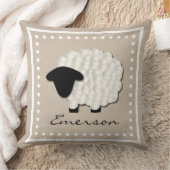 Speciale naam Little Lamb Nursery Pillow Kussen (Deken)