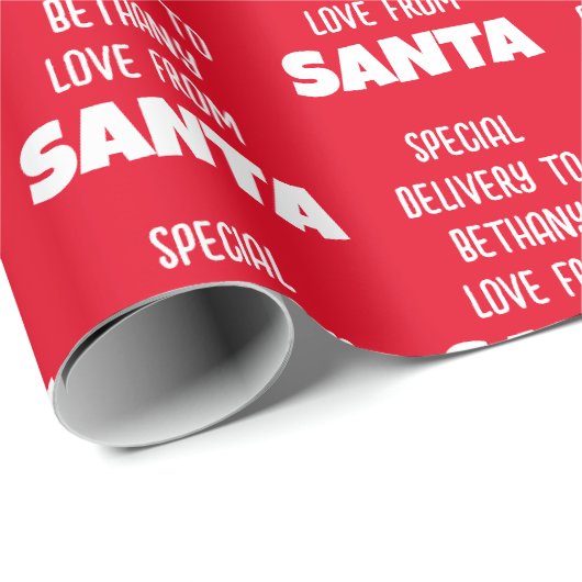 Speciale naam van het kind van de levering uit San Cadeaupapier (Rol Hoek)