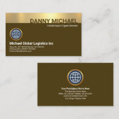 Speciale naamhouder Gold Layer CEO-stichter Visitekaartje (Voorkant / Achterkant)