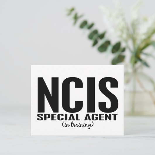 Speciale NCIS-agent in opleiding 1 Briefkaart (Staand voorkant)