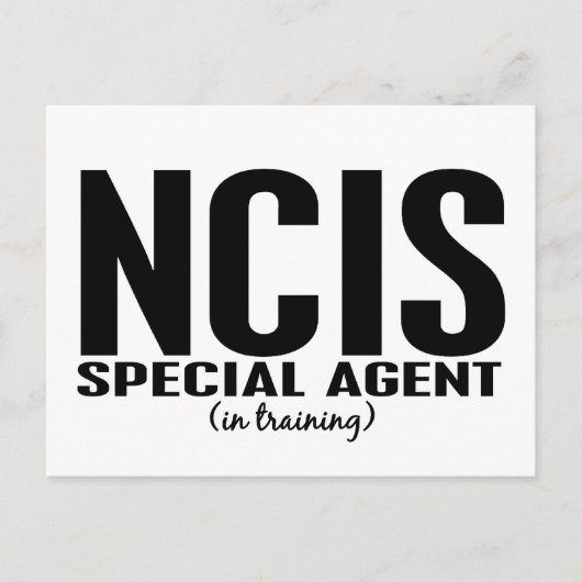 Speciale NCIS-agent in opleiding 1 Briefkaart (Voorkant)