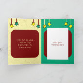 Speciale neef luipaard kinder bordeauxverjaardag kaart (Binnen)