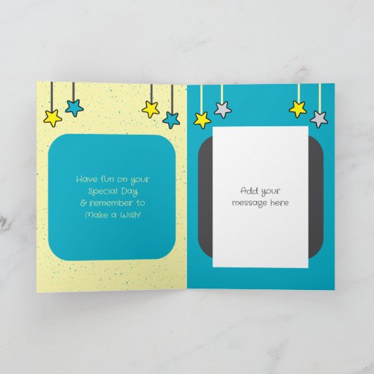 Speciale Nephew tijger kinder grijze verjaardag Ka Kaart (Binnen)