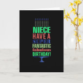 ****SPECIALE NIECE EN JONGE LADY*** ZELDAG KAART (Gele Bloem)