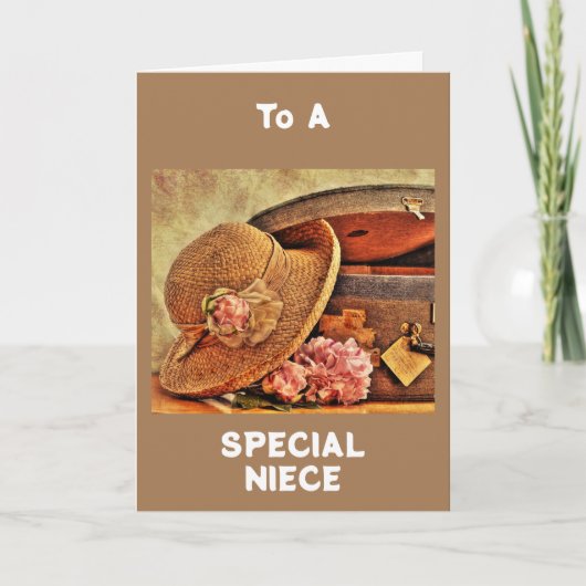 "SPECIALE NIECE" OP UW "BIRTHDAY" KAART (Voorkant)