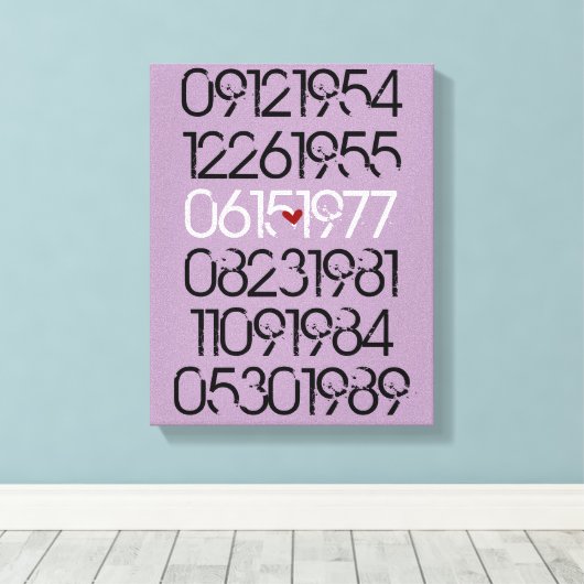 Speciale nooddata canvas afdruk (Insitu (Houten vloer))