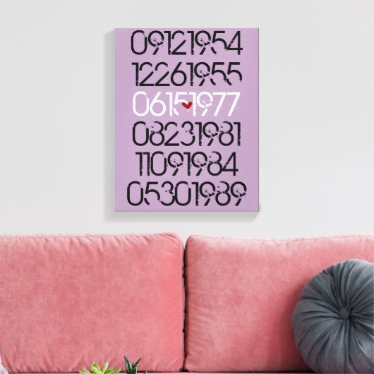 Speciale nooddata canvas afdruk (Insitu (Woonkamer))