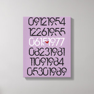 Speciale nooddata canvas afdruk