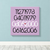 Speciale nooddata canvas afdruk (Insitu (Houten vloer))