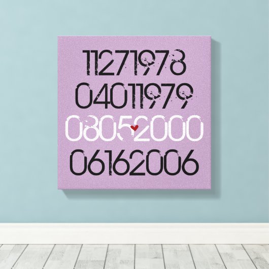 Speciale nooddata canvas afdruk (Insitu (Houten vloer))