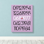 Speciale nooddata canvas afdruk (Insitu (Houten vloer))
