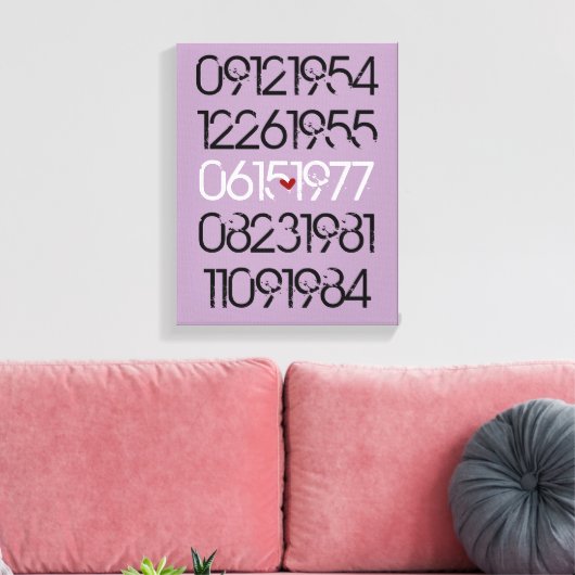 Speciale nooddata canvas afdruk (Insitu (Woonkamer))