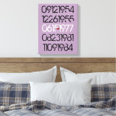 Speciale nooddata canvas afdruk (Insitu (Slaapkamer))