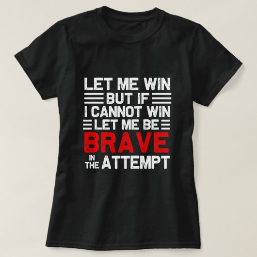 Speciale Olympische Spelen Laat me winnen T-shirt (Design voorkant)