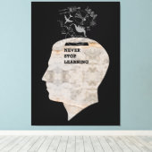 SPECIALE OMSLAG - LEER NOOIT AF CANVAS AFDRUK (Insitu (Houten vloer))