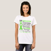 Speciale ondersteuning Non-Hodgkins Lymphoma Bewus T-shirt (Voorkant volledig)
