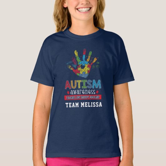 Speciale ondersteuning voor Autisme T-shirt (Voorkant)