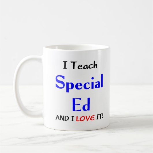speciale onderwijs & liefde koffiemok (Links)