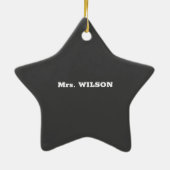 Speciale onderwijsleraar onderwijswaardering dag G Keramisch Ornament (Achterkant)