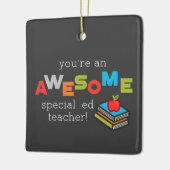 Speciale onderwijsleraar onderwijswaardering dag G Keramisch Ornament (Links)