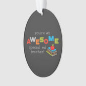 Speciale onderwijsleraar onderwijswaardering dag G Ornament (voorkant)