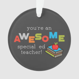 Speciale onderwijsleraar onderwijswaardering dag G Ornament