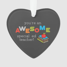 Speciale onderwijsleraar onderwijswaardering dag G Ornament