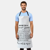 Speciale Opa Recept Schort (Gedragen)