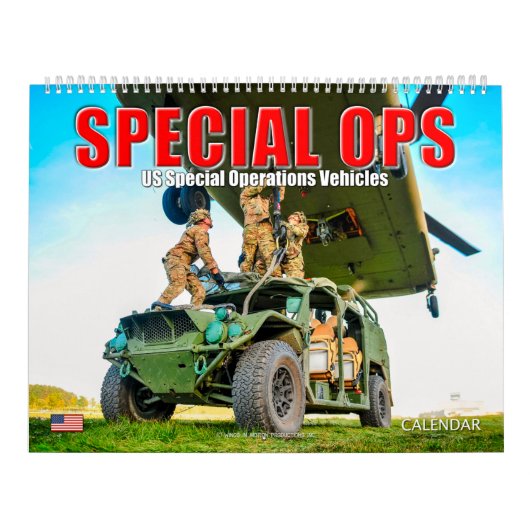 SPECIALE OPS - Speciale voertuigen voor vluchtuitv Kalender (Hoes)