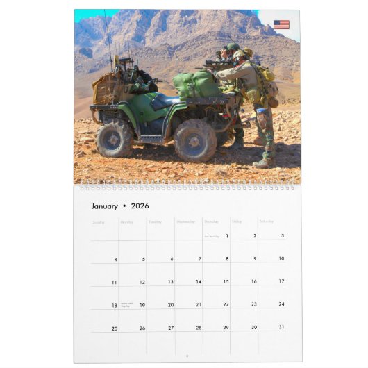 SPECIALE OPS - Speciale voertuigen voor vluchtuitv Kalender (Jan 2026)