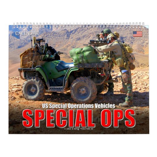 SPECIALE OPS - Speciale voertuigen voor vluchtuitv Kalender (Hoes)