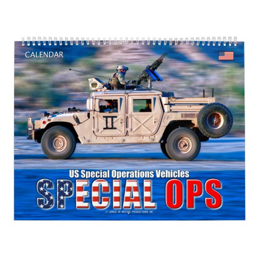 SPECIALE OPS - Speciale voertuigen voor vluchtuitv Kalender (Hoes)