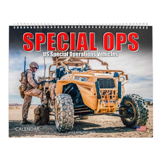 SPECIALE OPS - Speciale voertuigen voor vluchtuitv Kalender (Hoes)