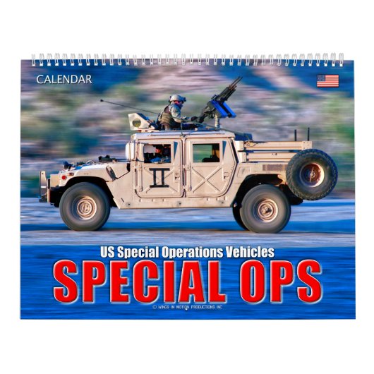 SPECIALE OPS - Speciale voertuigen voor vluchtuitv Kalender (Hoes)