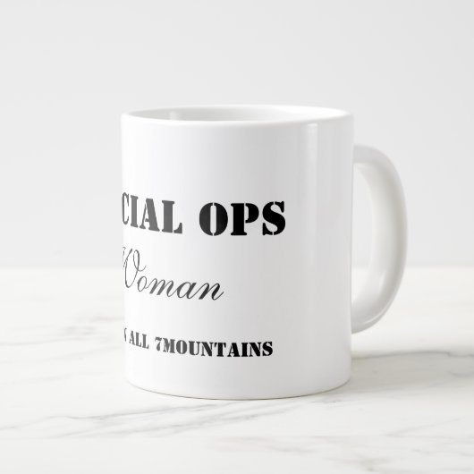 Speciale Ops Vrouwen Mok (Voorkant rechts)