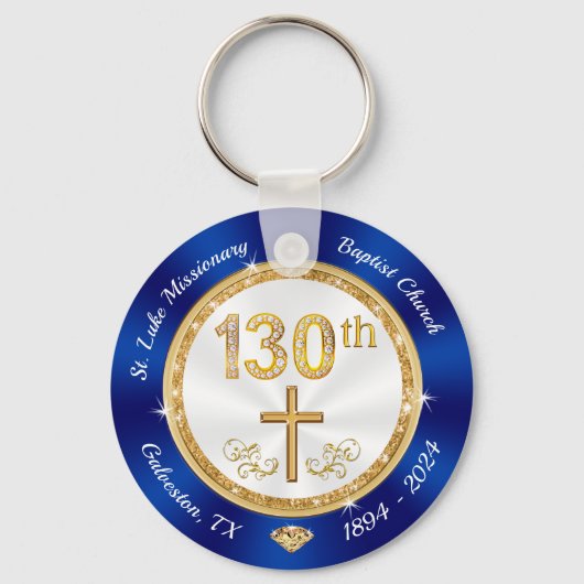 Speciale Orde 130e Kerk Jubileum Sleutelhanger (Voorkant)