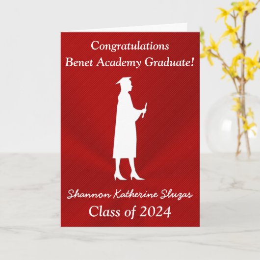 Speciale Orde, Afstuderen Kaart voor kleindochter, (Gele Bloem)