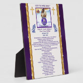 Speciale orde, Christelijk Plaque met Karen's gedi Fotoplaat (Zijkant)