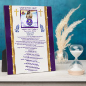 Speciale orde, Christelijk Plaque met Karen's gedi Fotoplaat (Zijkant)