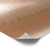 Speciale paarden bruine bruiloft poster (Hoek)