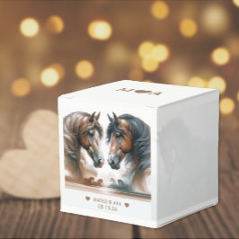 Speciale paarden Natuur bruiloft Bedankdoosjes